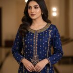 Pure sheesha silk suit